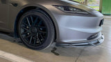 Aero Front Lip Spoiler For Tesla 2024+ Model 3 Highland (3 pieces)