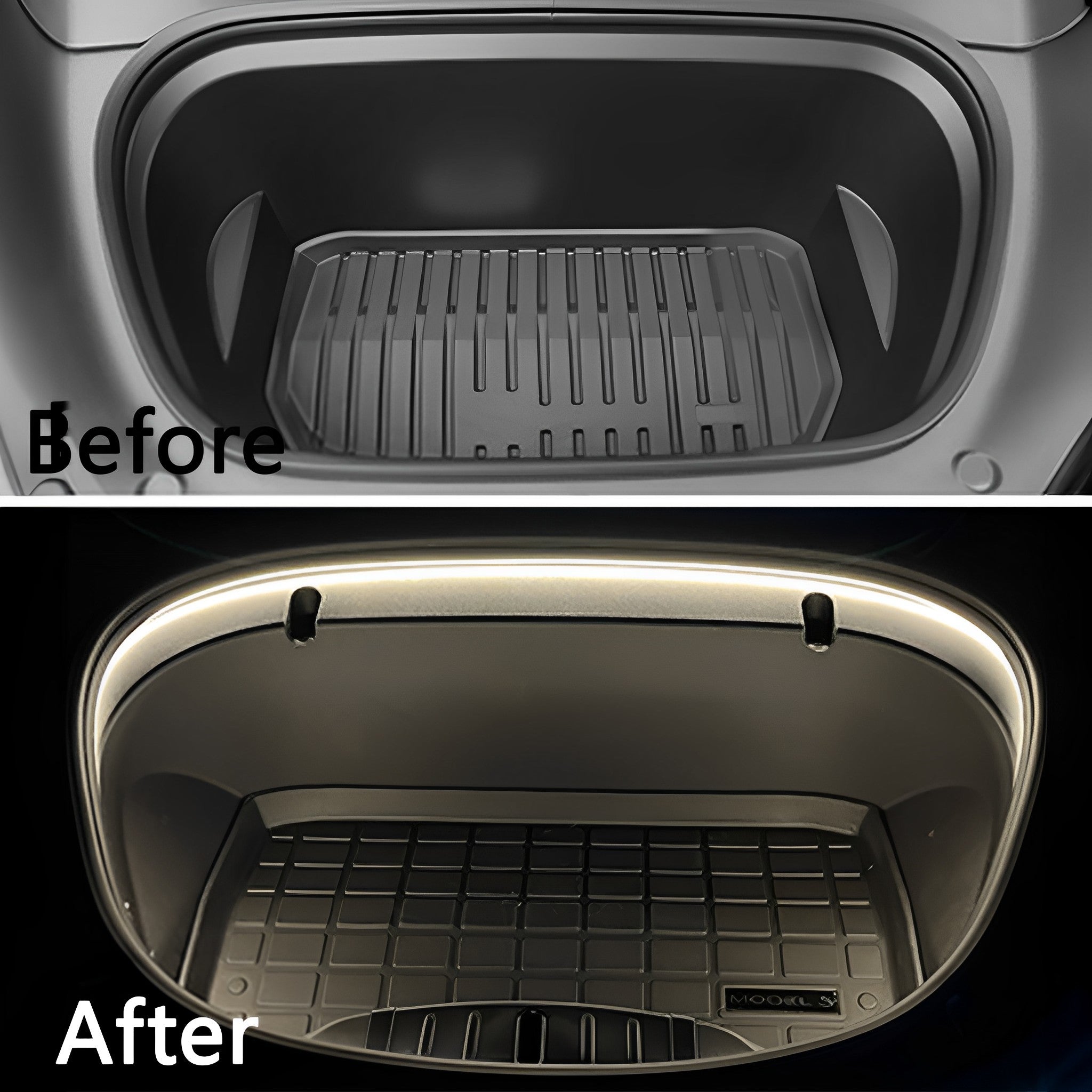 Front trunk PLUG/PLAY Led Strips for Tesla 2024+ Model 3 Highland| Easy install