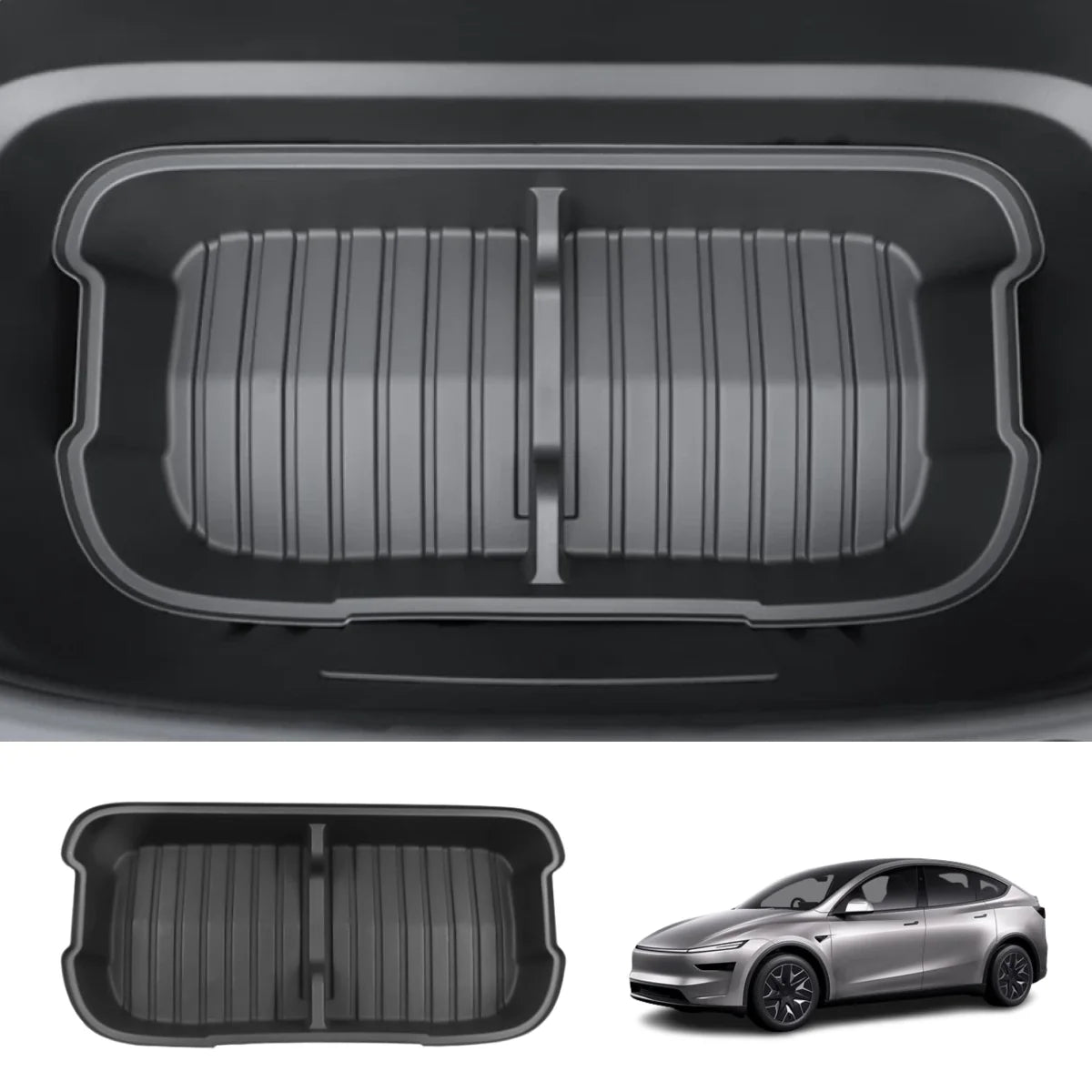 Frunk & Rear Trunk Storage Organizer Boxes for Tesla Model Y L 2026+