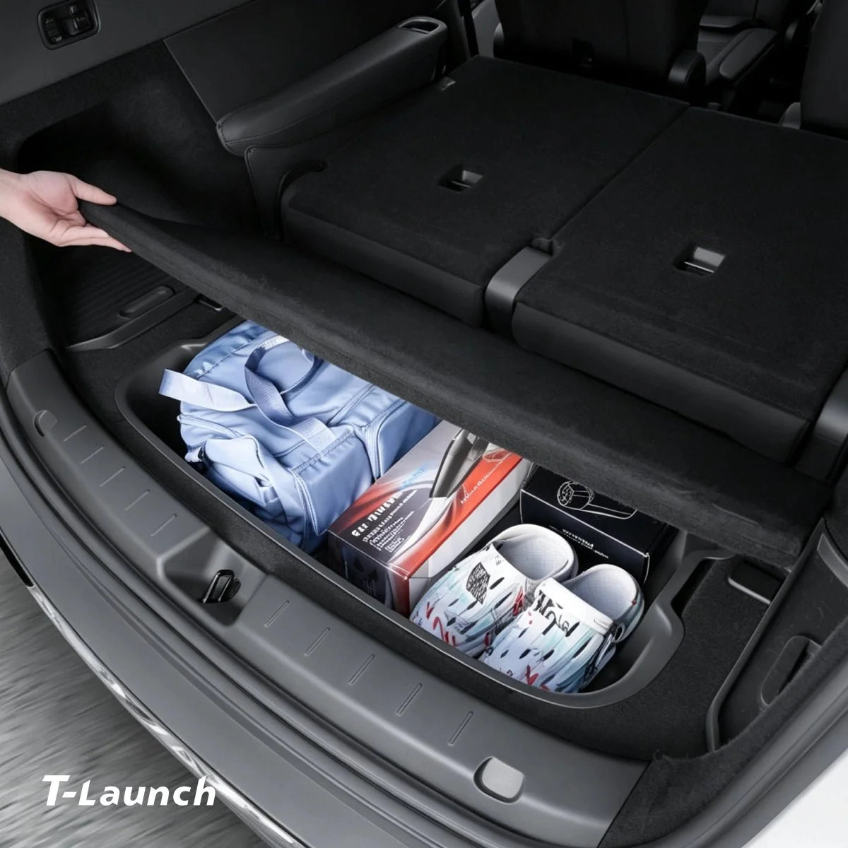 Frunk & Rear Trunk Storage Organizer Boxes for Tesla Model Y L 2026+