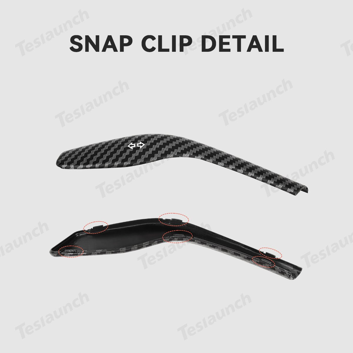 Full-Cover Turn Signal Stalk Cover for Tesla Model YL 2026+