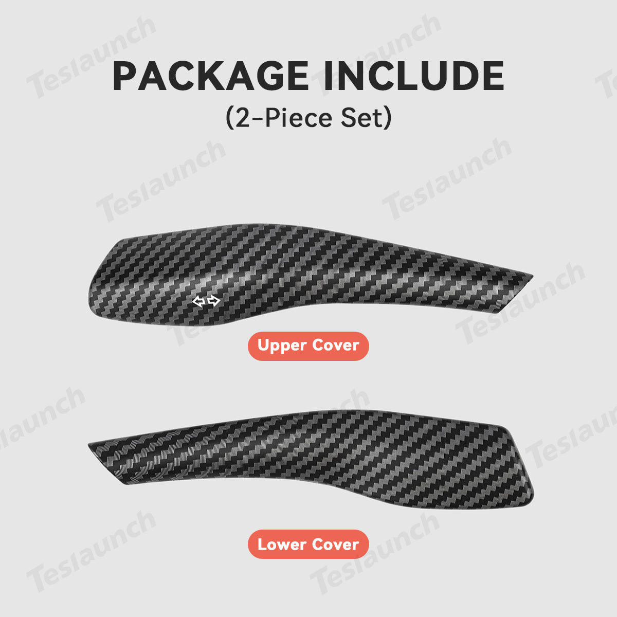 Full-Cover Turn Signal Stalk Cover for Tesla Model YL 2026+