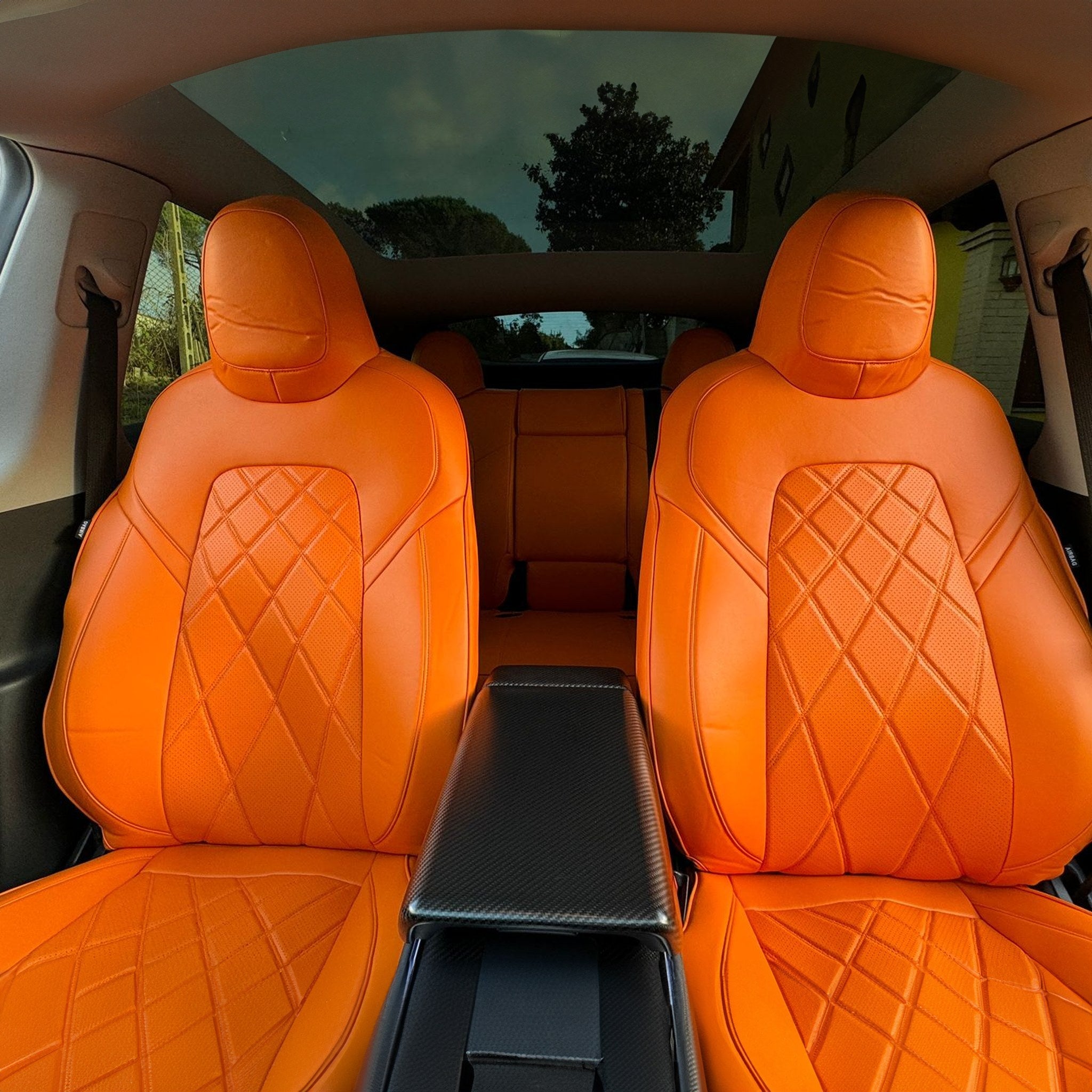 Premium Custom-Fit Tesla Seat Covers for Model 3 & Model Y (2017-2025) – Enhanced Comfort, Durability & Interior Protection