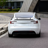 GT Style Real Carbon Fiber Spoiler Wing for Tesla Model 3 – Sporty Aerodynamic Rear Trunk Upgrade