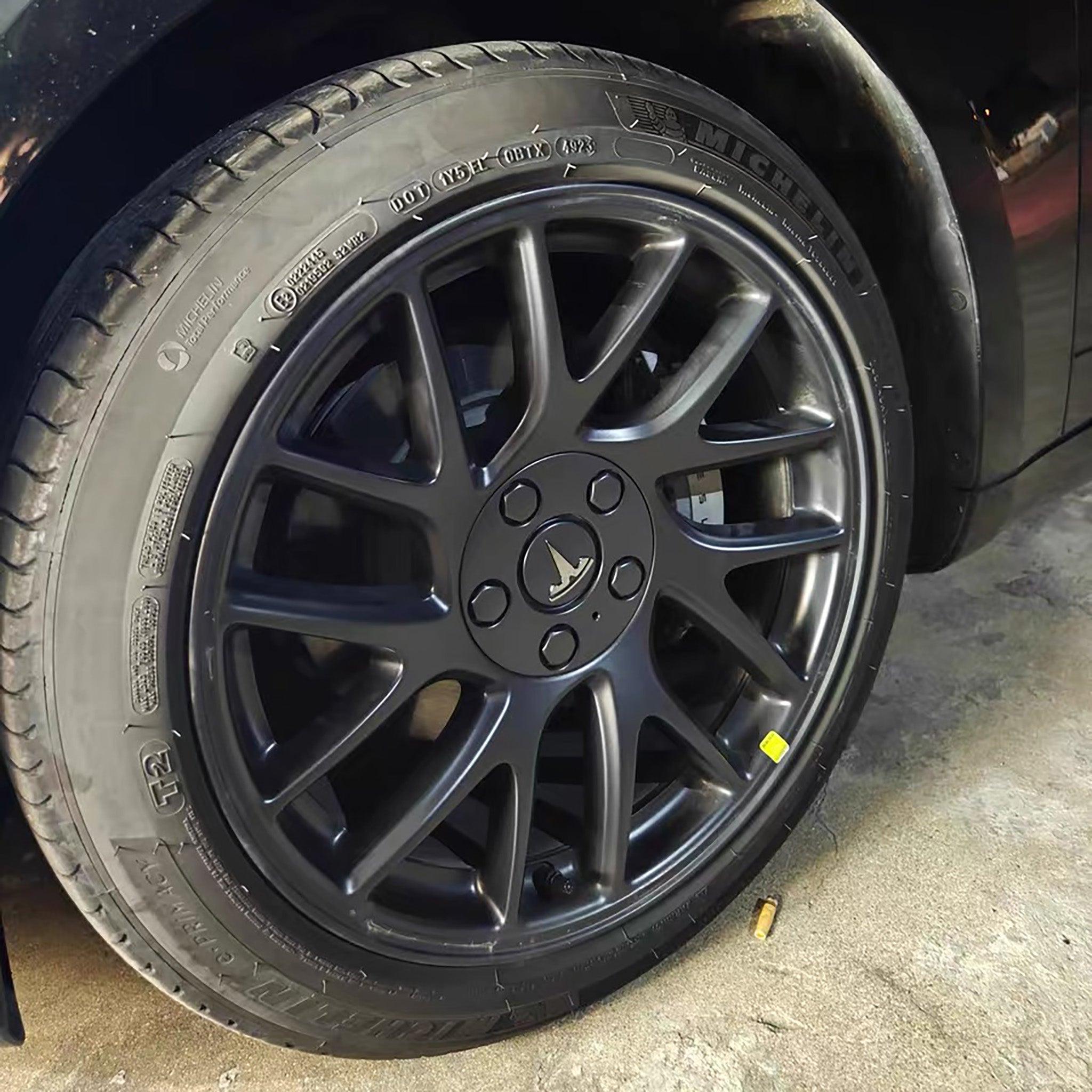 Tessgo Wheel Center Caps for Model 3 Highland 18" Photon Wheels