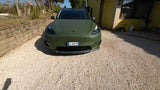 Tesla Model 3/Y/X/S & 2024 Model 3 Headlight PPF Pre-Cut Protection Film - UV-Activated Smoke Tint, Anti-Scratch TPU Cover