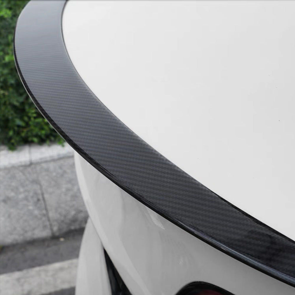 High-Performance Carbon Fiber Spoiler installed on Tesla Model 3/Y