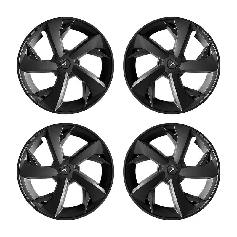 Hubcaps for Model Y Juniper 19 Inch Crossflow Wheels OEM Style Wheel Covers Exterior Accessories Upgrade 4PCS