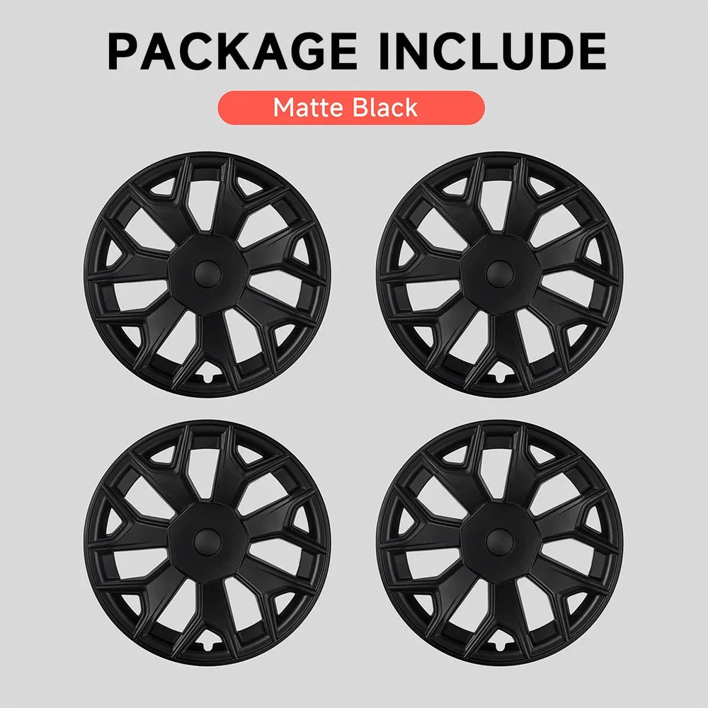 OEM-Style Hubcaps Wheel Covers for 2026 Tesla Model Y L 19'' Machina 2.0 Wheels (Set of 4)