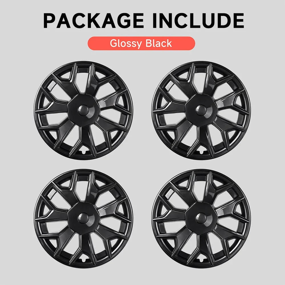 OEM-Style Hubcaps Wheel Covers for 2026 Tesla Model Y L 19'' Machina 2.0 Wheels (Set of 4)