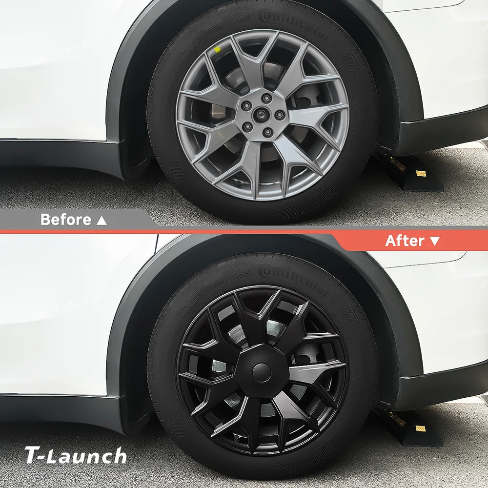 OEM-Style Hubcaps Wheel Covers for 2026 Tesla Model Y L 19'' Machina 2.0 Wheels (Set of 4)