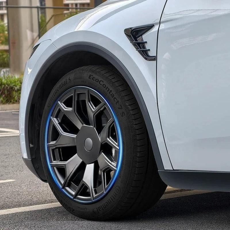 OEM-Style Hubcaps Wheel Covers for 2026 Tesla Model Y L 19'' Machina 2.0 Wheels (Set of 4)