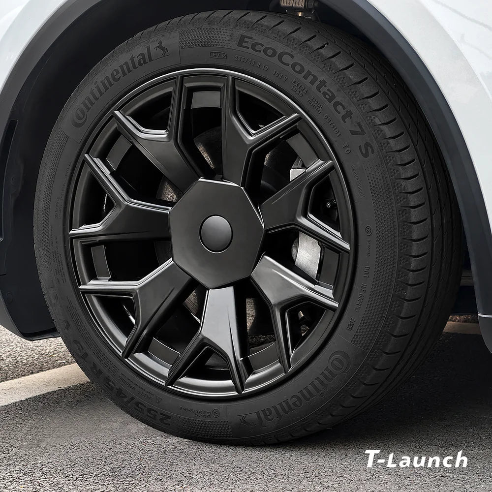 OEM-Style Hubcaps Wheel Covers for 2026 Tesla Model Y L 19'' Machina 2.0 Wheels (Set of 4)