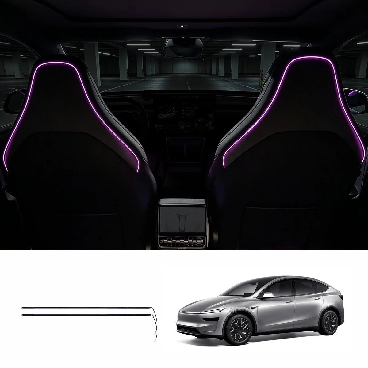 Interior RGB Ambient Lighting Kit for Tesla Model Y L 2026+