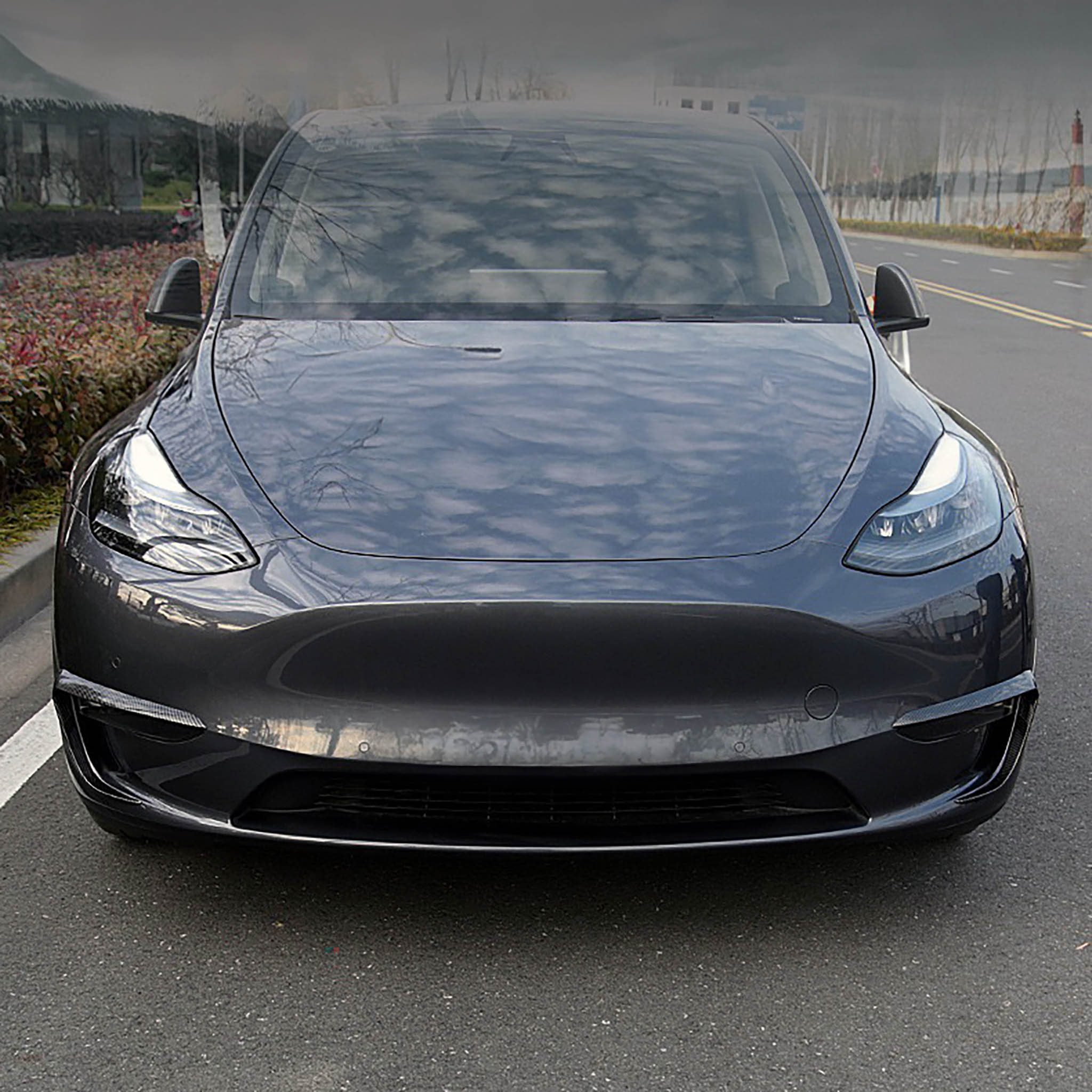 Fog Light Trim for Tesla Model 3 & Y (ABS Plastic)
