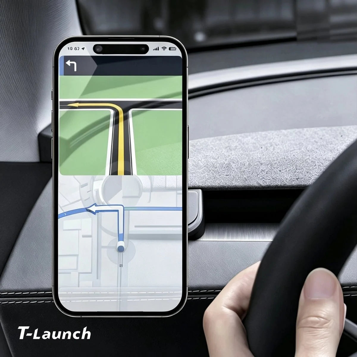 A-Pillar Magnetic Phone Holder for Tesla Model 3/Y/Y L 2024+