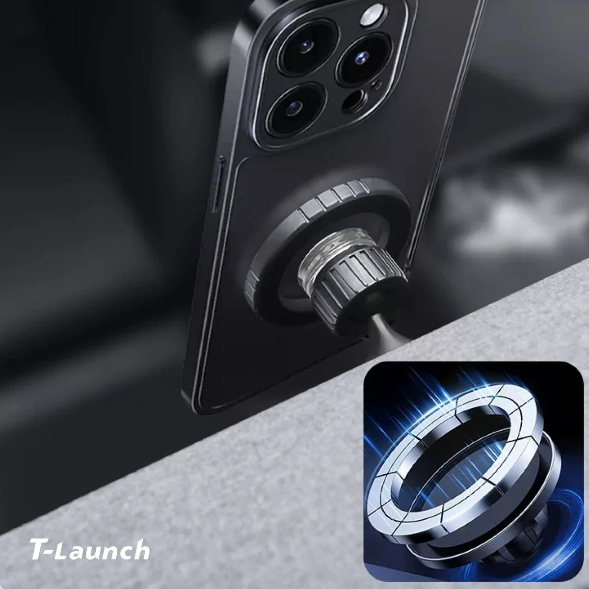 A-Pillar Magnetic Phone Holder for Tesla Model 3/Y/Y L 2024+