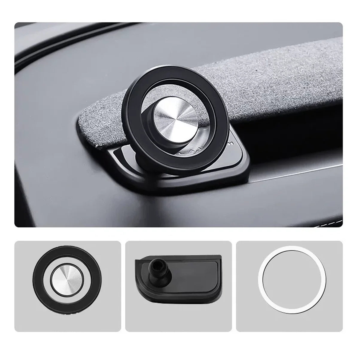 A-Pillar Magnetic Phone Holder for Tesla Model 3/Y/Y L 2024+