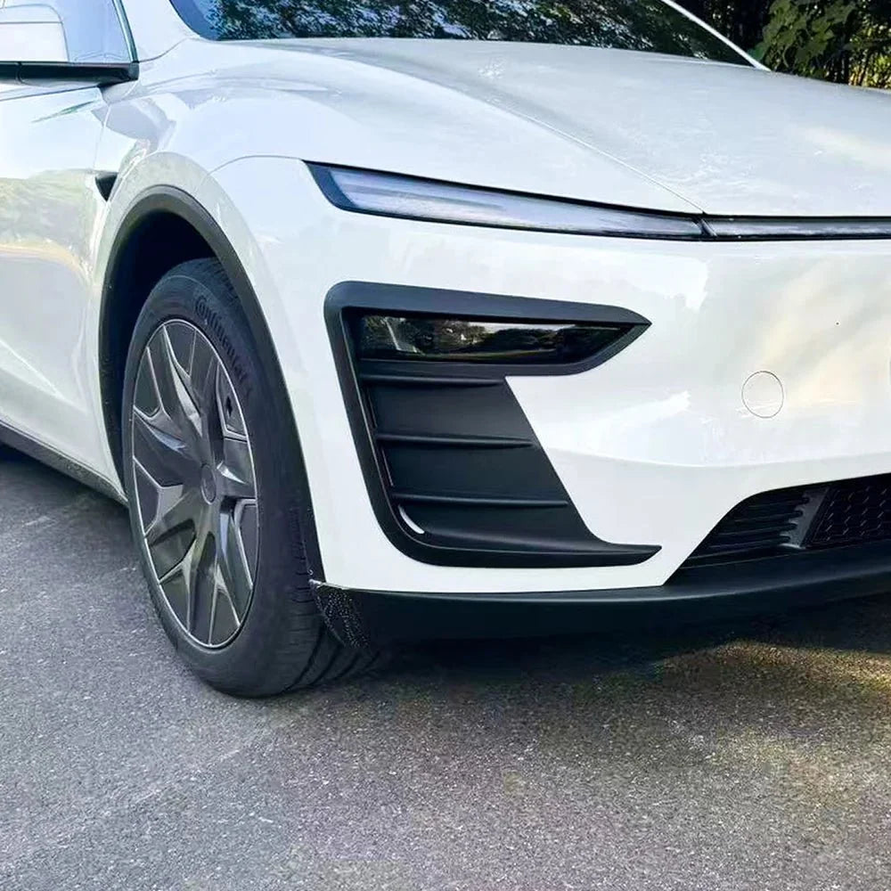 ABS Fog Light Trim Covers Exterior Upgrade for 2026 New Tesla Model Y L
