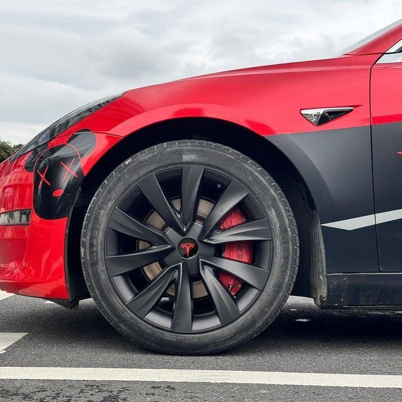 Model 3 Y Hubcaps Wheel Covers Replacement Tesla Wheel Caps Accessories(4 of Set)