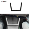 Carbon Fiber Charging Pad Frame Overlay For 2021-2026 Model S / X