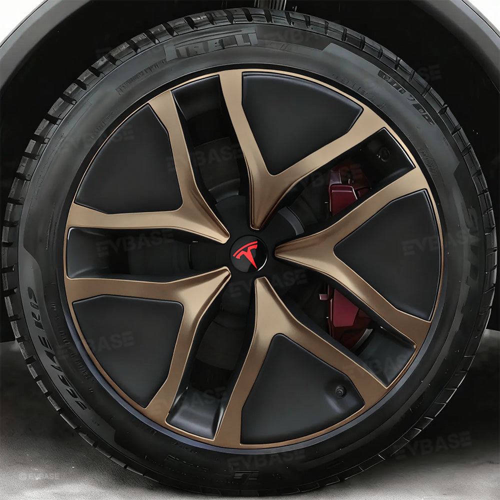 Model Y Juniper Wheel Covers 19 Inch Crossflow Wheels Hubcaps Inspired By Model Y Performance