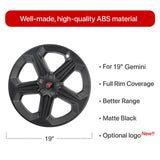 Model Y Juniper 19" Wheel Covers with Futuristic Off-Road Style Hubcaps Full Rim Protectors for Tesla
