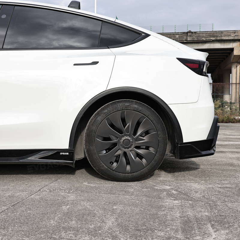 19" Aero Style Wheel Covers for Model Y Juniper Matte Black