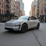 19" Aero Style Wheel Covers for Model Y Juniper Matte Black