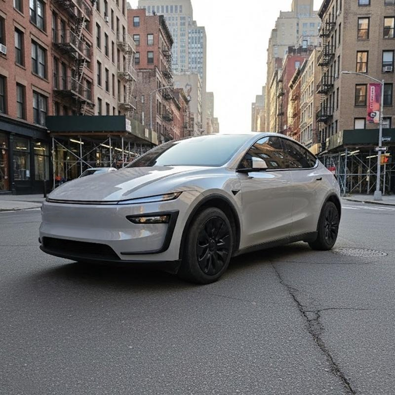 19" Aero Style Wheel Covers for Model Y Juniper Matte Black
