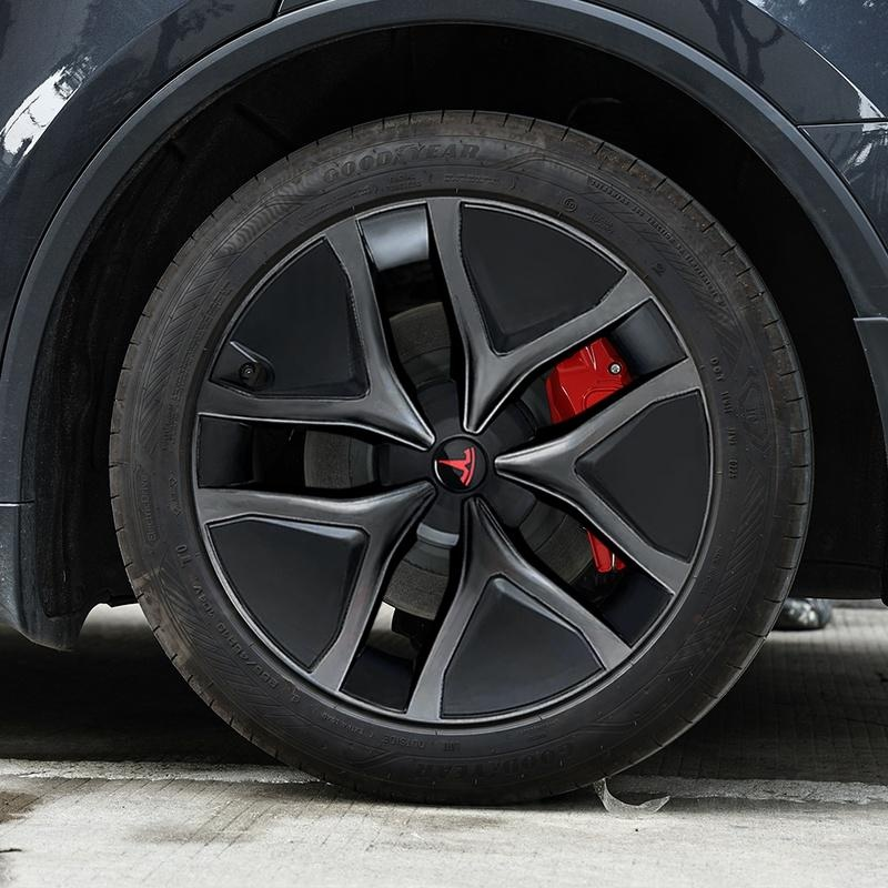 Model Y Juniper Wheel Covers 19 Inch Crossflow Wheels Hubcaps Inspired By Model Y Performance