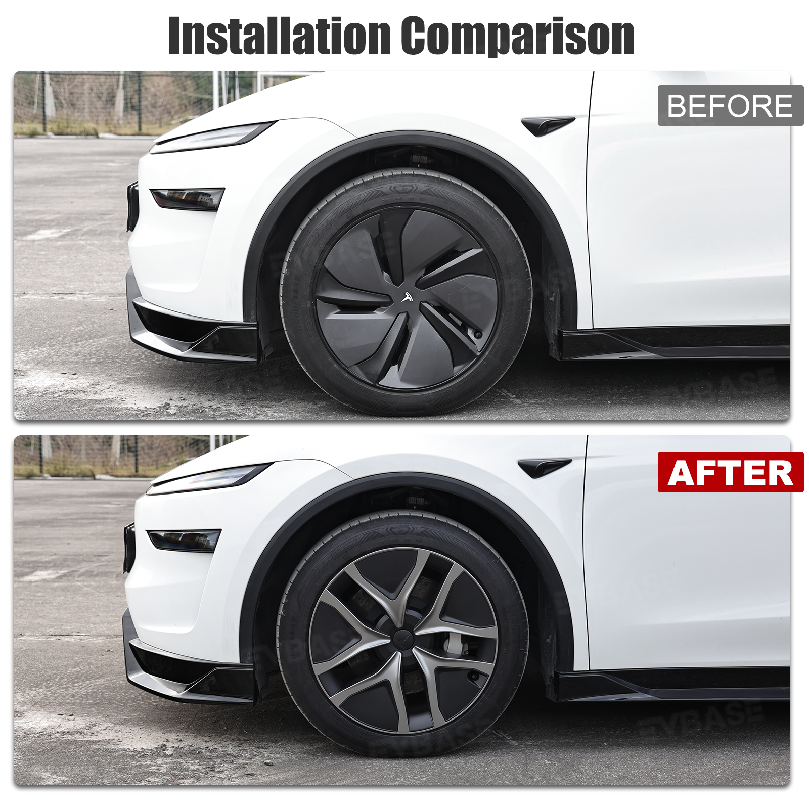 Tessgo "Elite-Series" 19" Performance Wheel Covers for Model Y Juniper