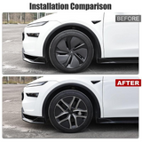 Model Y Juniper Wheel Covers 19 Inch Crossflow Wheels Hubcaps Inspired By Model Y Performance
