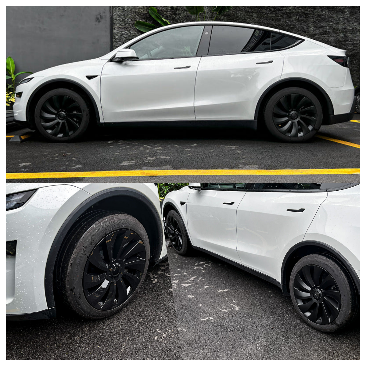 TESSGO 19" Uberturbine Style Wheel Covers FOR Tesla Model Y Juniper 2025-2026+