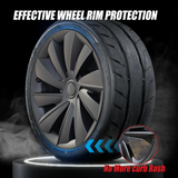 Induction Style 19" Wheel Covers for Model Y Juniper Matte Black Set of 4