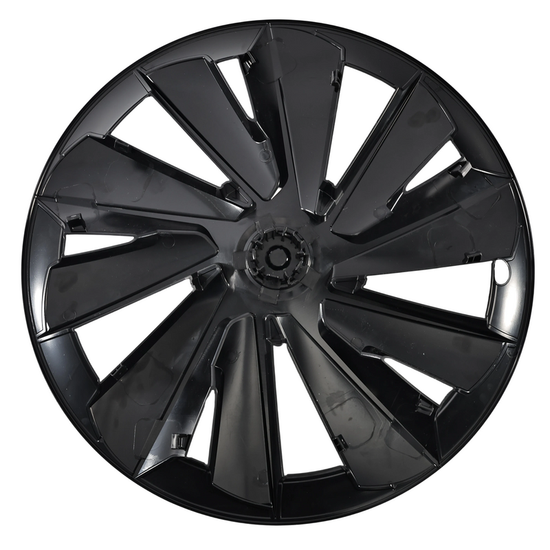 Induction Style 19" Wheel Covers for Model Y Juniper Matte Black Set of 4