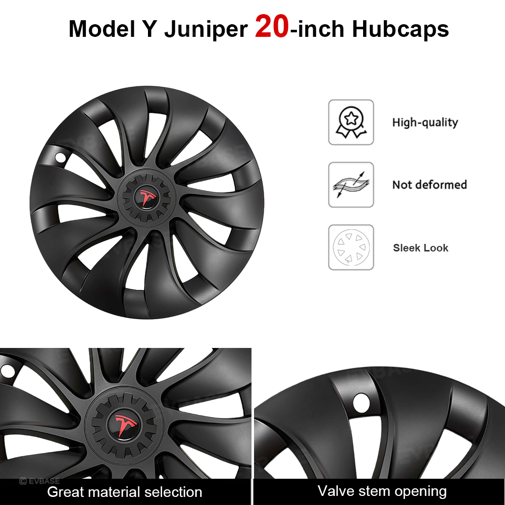 Tessgo 20" Überturbine Style Wheel Covers for Tesla Model Y Juniper (Helix 2.0)