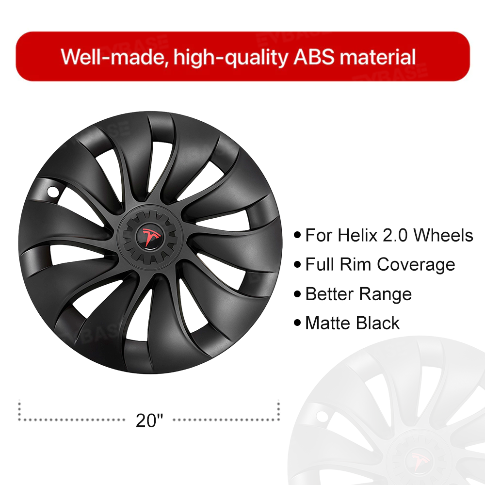 Tessgo 20" Überturbine Style Wheel Covers for Tesla Model Y Juniper (Helix 2.0)