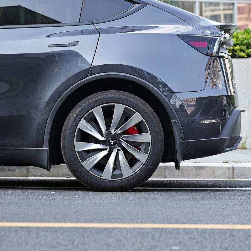 Model Y Juniper 19 Inch Wheel Covers for Tesla Crossflow Wheels Spiral Style Aero Hubcaps 4PCS