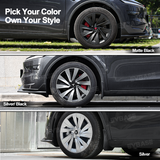 Tessgo "Helix-Aero" 19" Spiral Style Wheel Covers for Tesla Model Y Juniper 4PCS