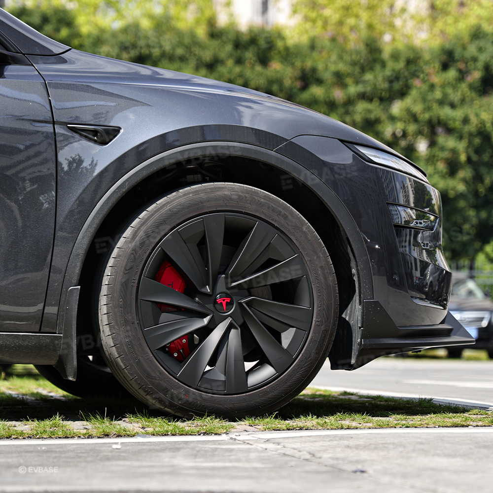 Tessgo 19" Spiral Style Dual-Color Wheel Covers for Tesla Model Y Juniper