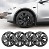 Model Y Juniper 19 Inch Wheel Covers for Tesla Crossflow Wheels Spiral Style Aero Hubcaps 4PCS