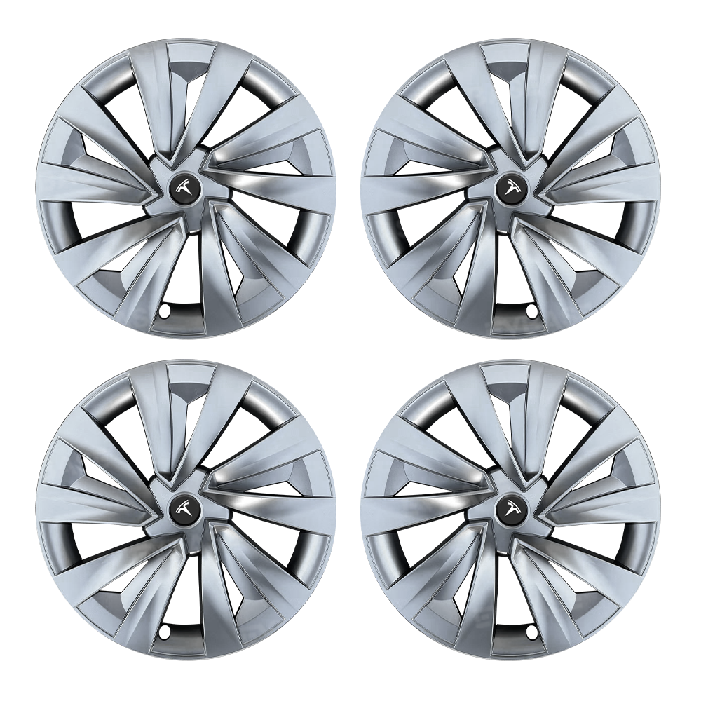 Tessgo "Vortex-Aero" 19" Spiral Style Wheel Covers for Tesla Model Y Juniper