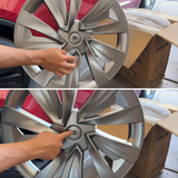 Model Y Juniper Wheel Covers for 19 Inch Tesla Wheel Spiral Style Aero Tesla Hub Caps 4PCS