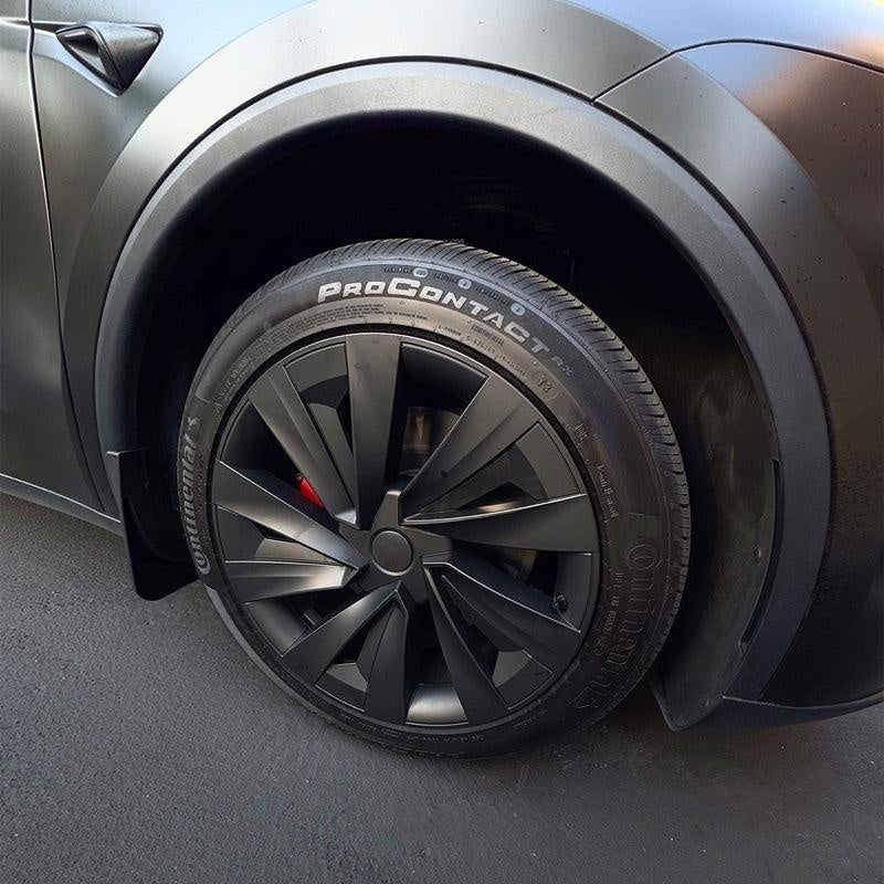 Model Y Juniper 19 Inch Wheel Covers for Tesla Crossflow Wheels Spiral Style Aero Hubcaps 4PCS