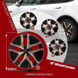 Model Y Juniper Wheel Covers 19 Inch Wheels Hubcaps Performance Look