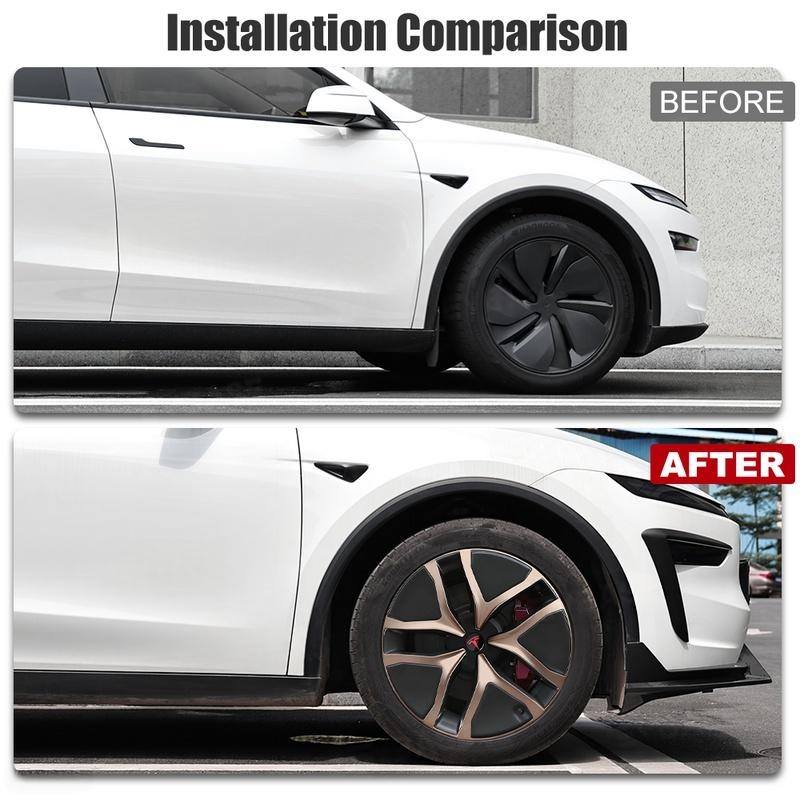 Model Y Juniper Wheel Covers 19 Inch Wheels Hubcaps Performance Look