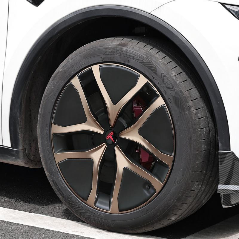 Model Y Juniper Wheel Covers 19 Inch Wheels Hubcaps Performance Look