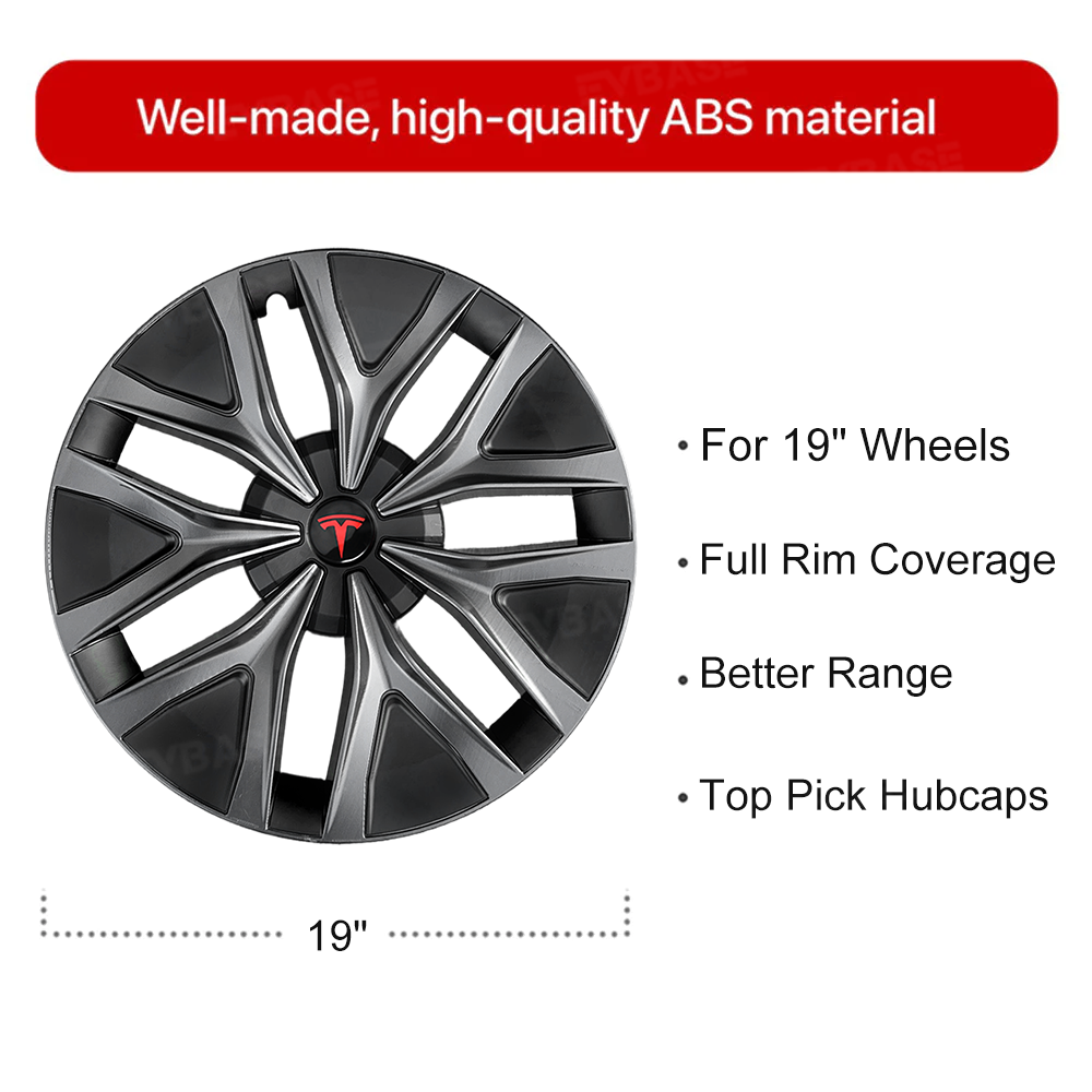 Tessgo 19" Performance Wheel Covers for Tesla Model Y & Model Y Juniper
