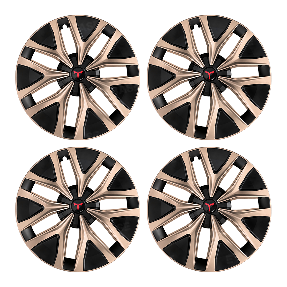Model Y Juniper Wheel Covers 19 Inch Wheels Hubcaps Performance Look